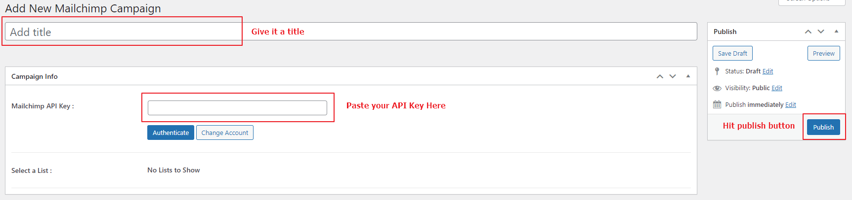 Mailchimp Integration - WPBot Pro Docs
