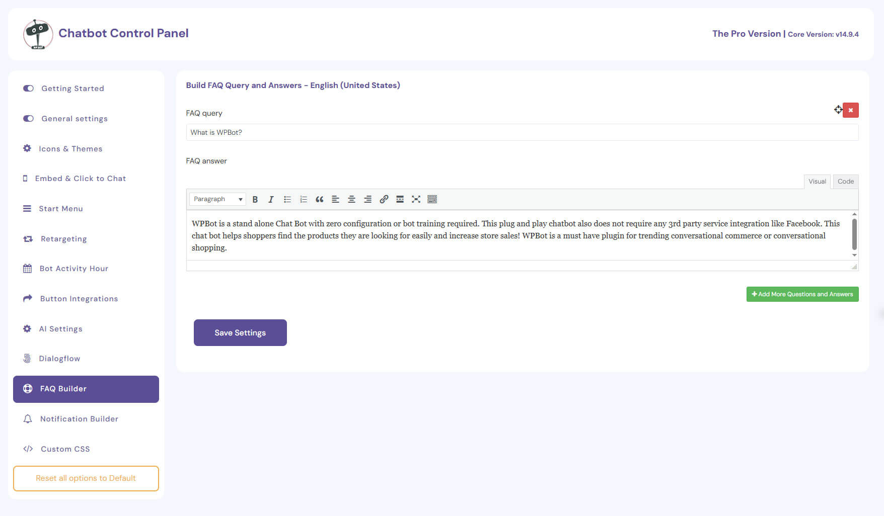 Technical Guide: How to Integrate an AI Chatbot into WordPress with the WPBot Plugin (No Coding Required)