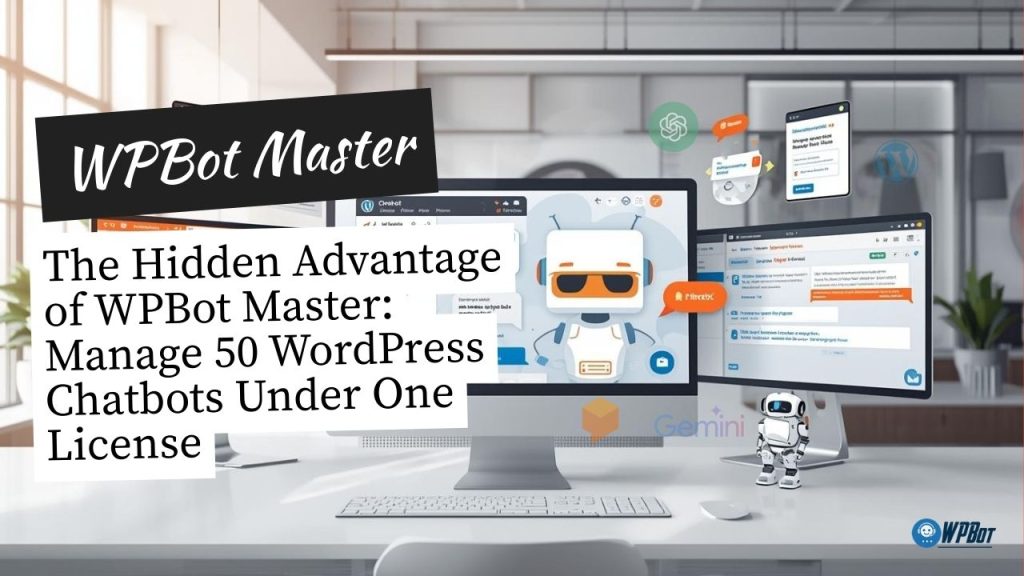 The Hidden Advantage of WPBot Master: Manage 50 WordPress Chatbots Under One License