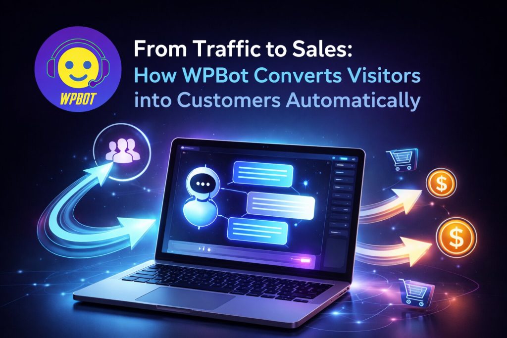 From Traffic to Sales: How WPBot Converts Visitors into Customers Automatically