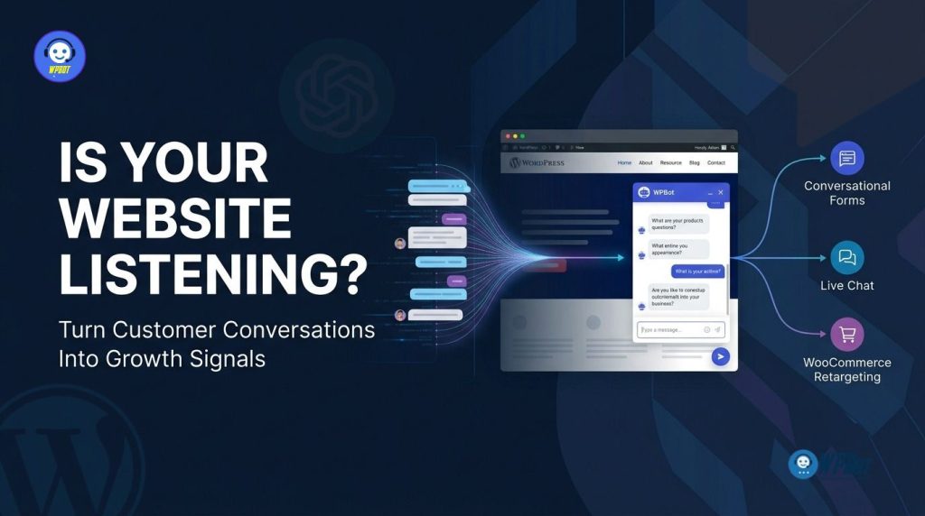 Your WordPress Website Is Talking to Customers—Is WPBot Listening to What They Want Next
